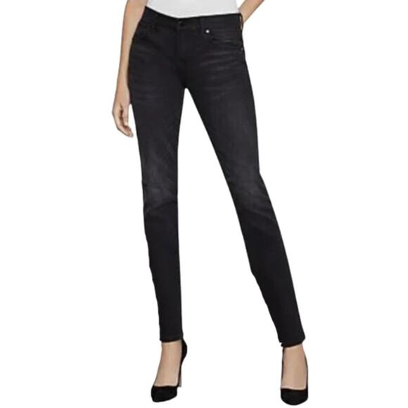 Max azria Skinny Jeans "The Artist" in Black Size 25 - Picture 1 of 3